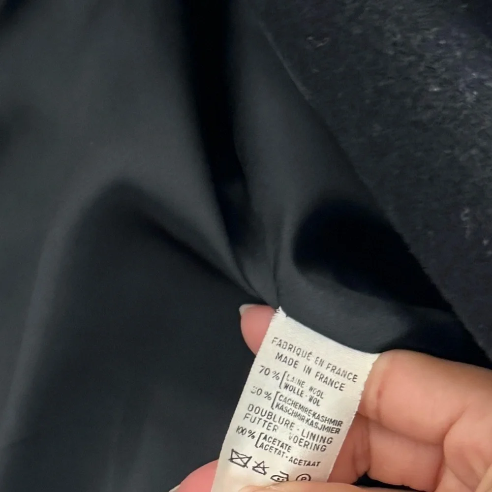 Vintage Weinberg wool and cashmere trench coat - Picture 5 of 7